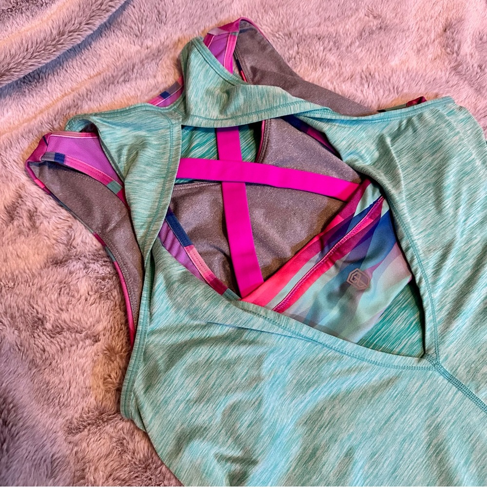 Born Primitive Edge Tank • Teal